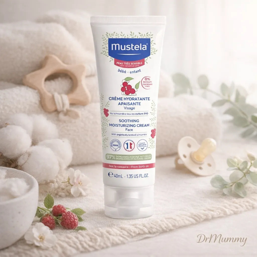 Mustela Crème Hydratante Apaisante — Visage Bébé Peau Très Sensible