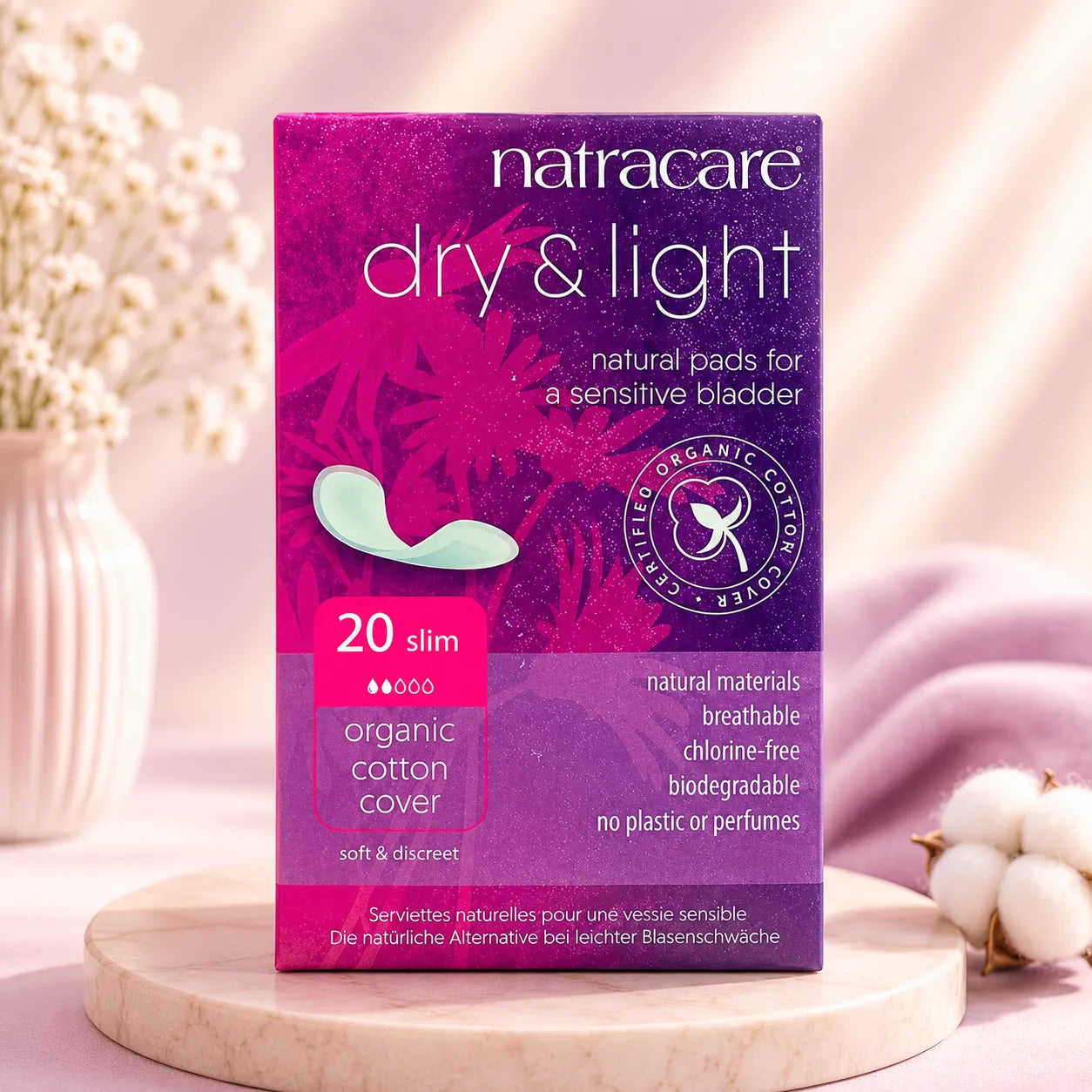 Natracare Dry & Light pour légère incontinence