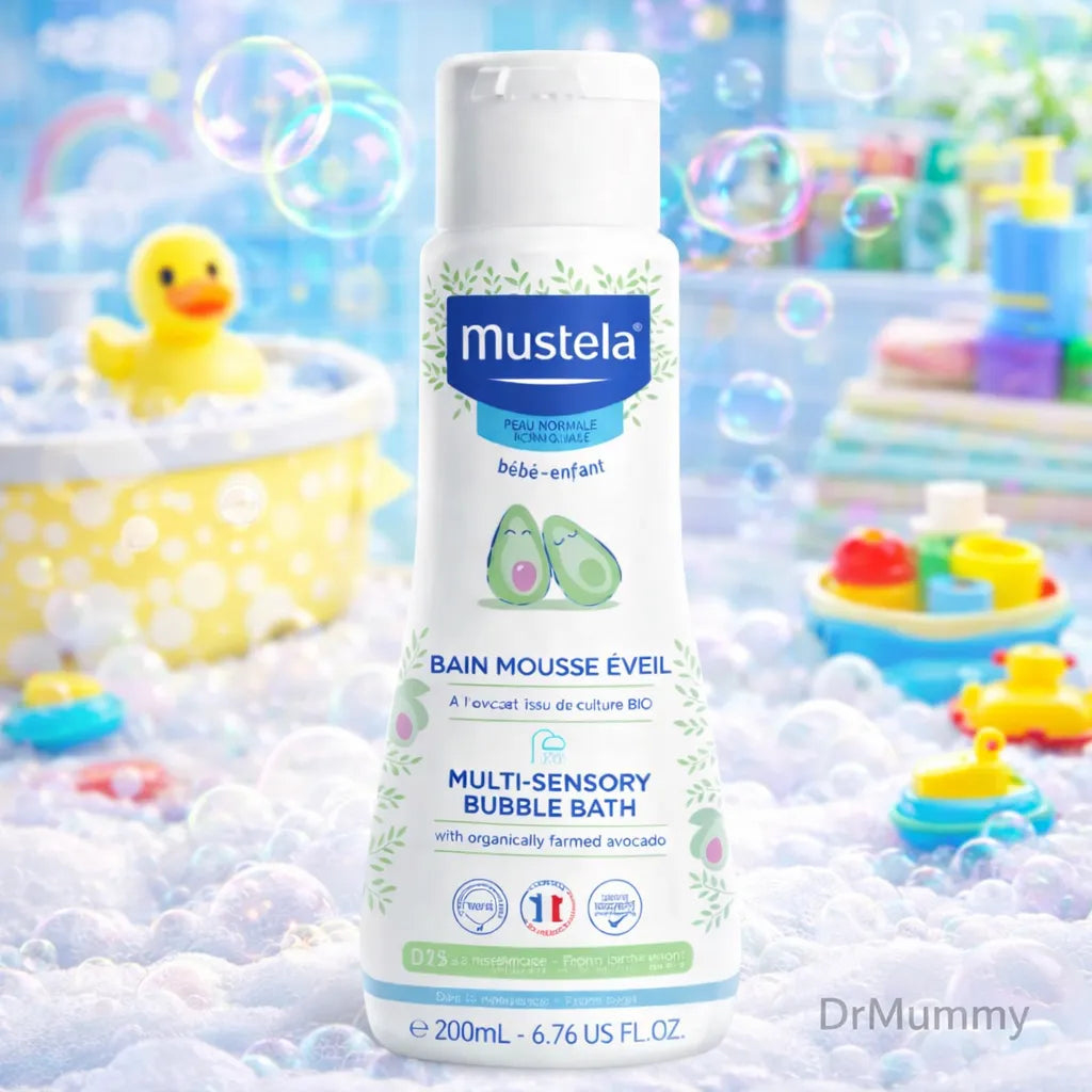 Mustela Bain Mousse Éveil — Soin Lavant Corps & Cheveux Bébé
