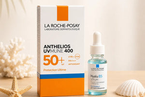 La Roche-Posay Anthelios UVMune 400 Crème Solaire Teintée SPF 50+ + Sérum Hyalu B5