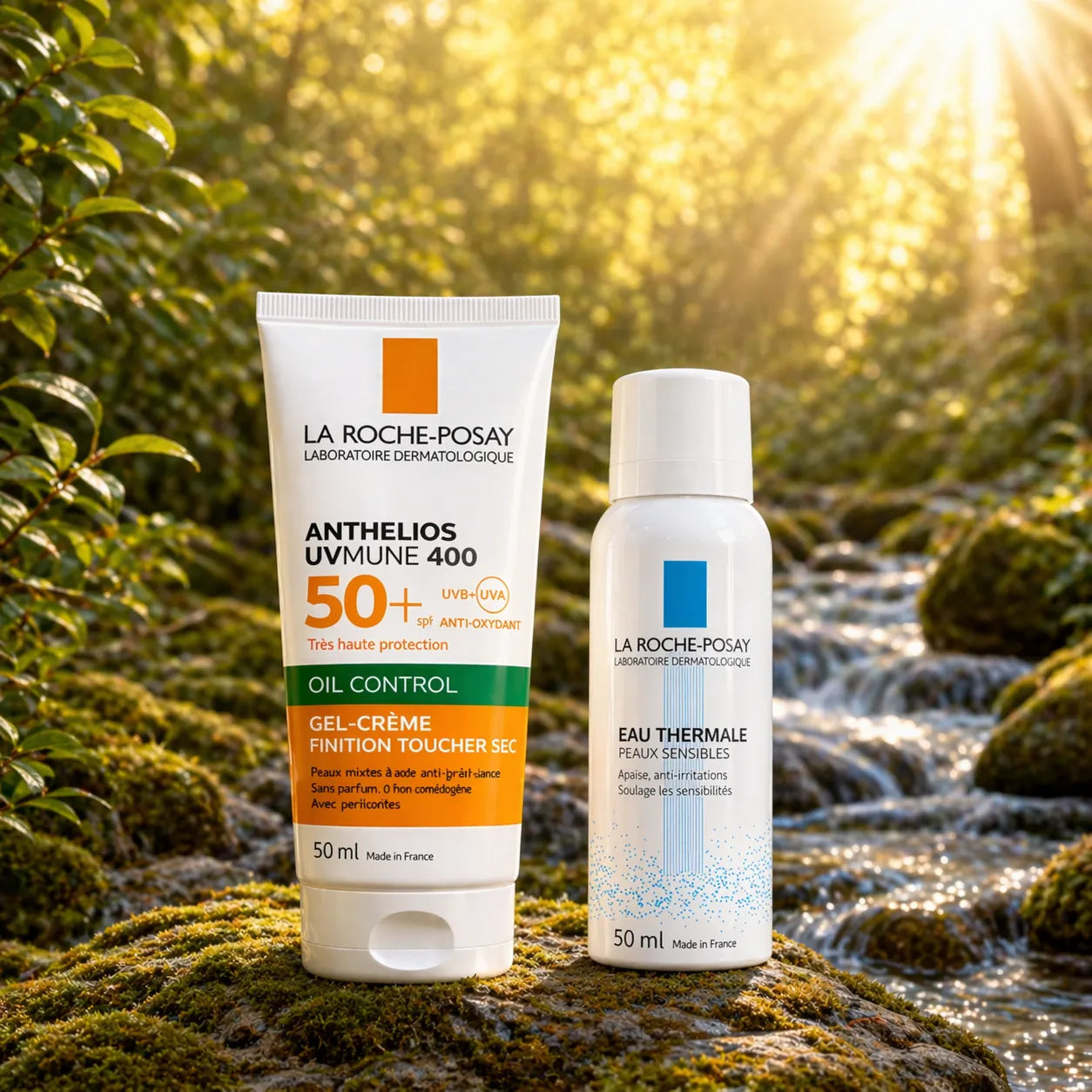 La Roche-Posay Anthelios UVMune 400 Oil Control Gel-Crème SPF50+ + Eau Thermale