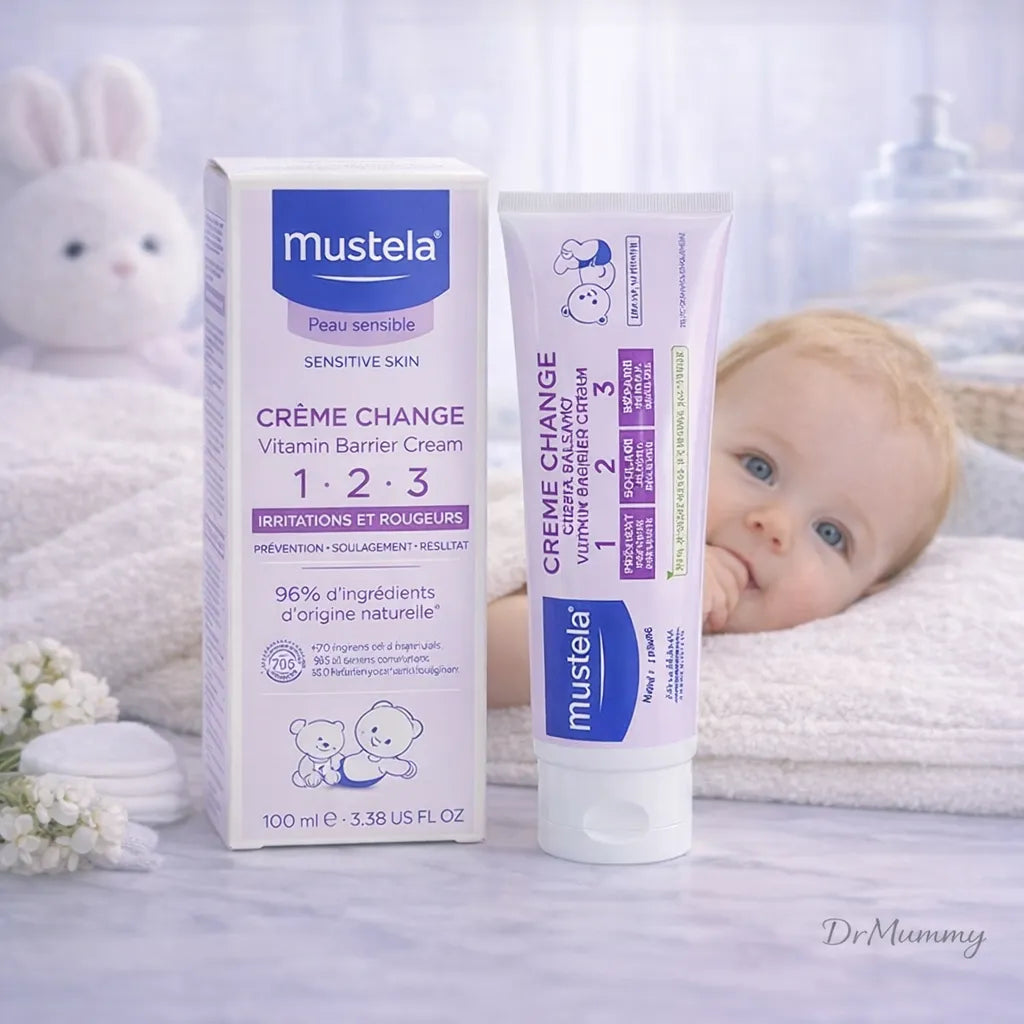 Mustela Crème Change 123 Vitaminée 100ml - Prévient les Rougeurs