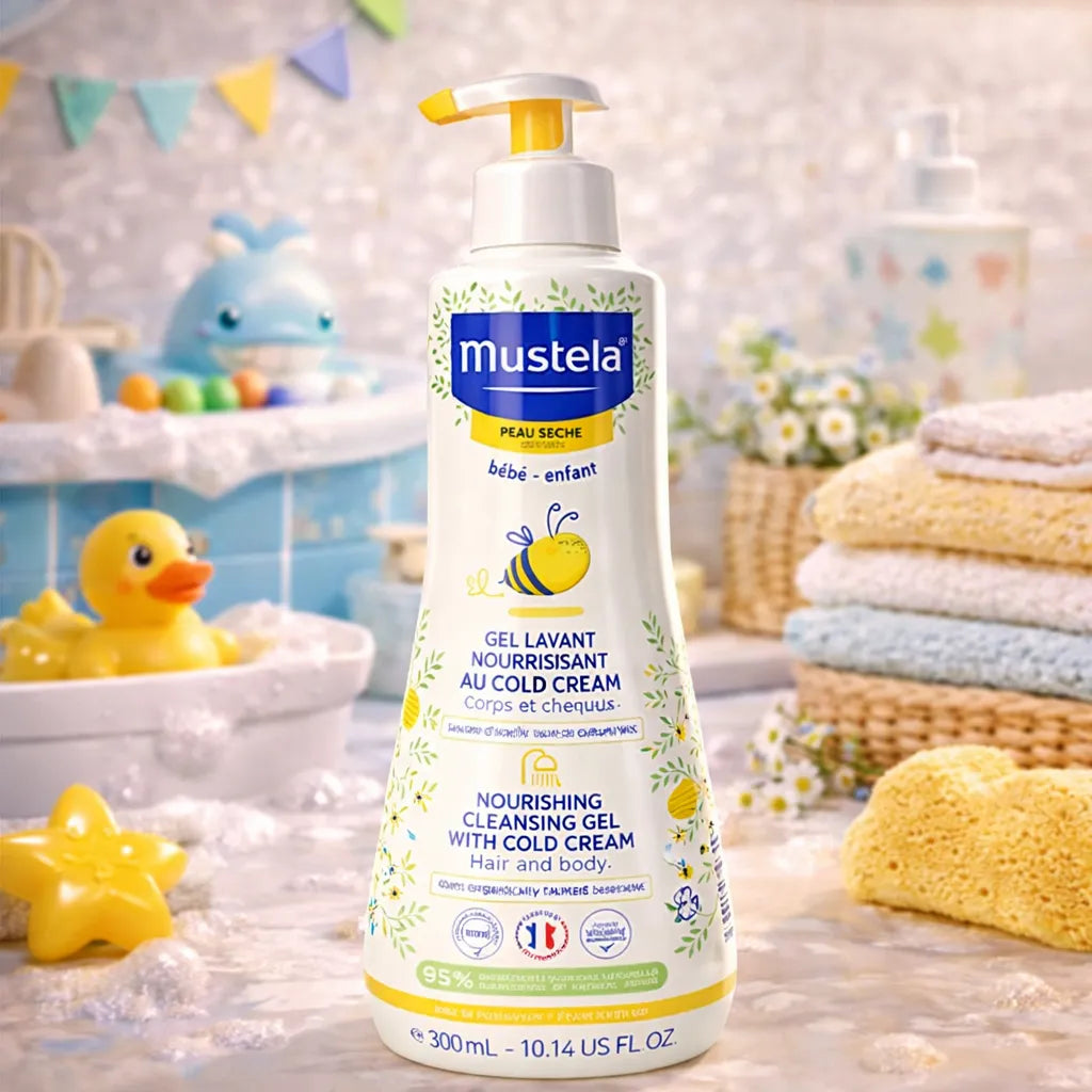 Mustela Gel Lavant Surgras Cold Cream Peau Sèche - Pompe