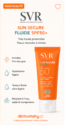 SVR Sun Secure Fluide SPF50+