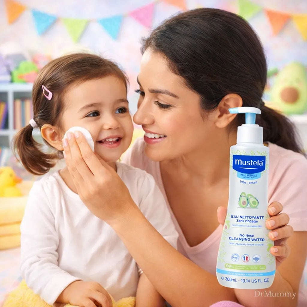 Mustela Eau Nettoyante Sans Rinçage — Toilette Rapide Bébé