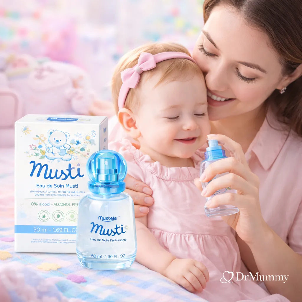 Mustela Eau de Soin Musti Sans Alcool - Parfum Doux Bébé