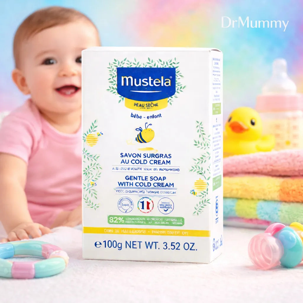 Mustela Savon Surgras au Cold Cream — Peau Sèche Bébé