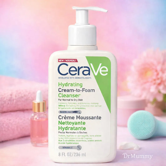 CeraVe Crème Moussante Nettoyante Hydratante