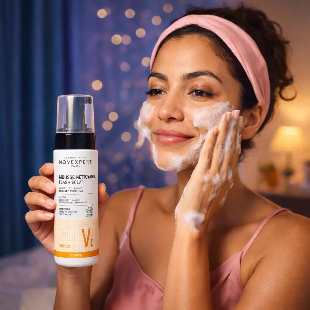 Novexpert Mousse Nettoyante Flash Éclat