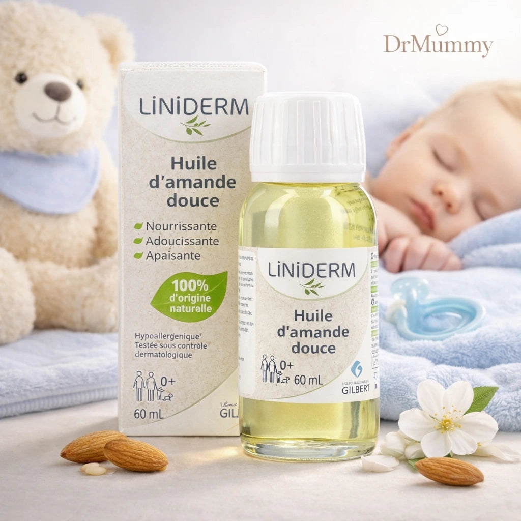 Gilbert Huile d'Amande Douce — Soin Nourrissant & Massage Bébé