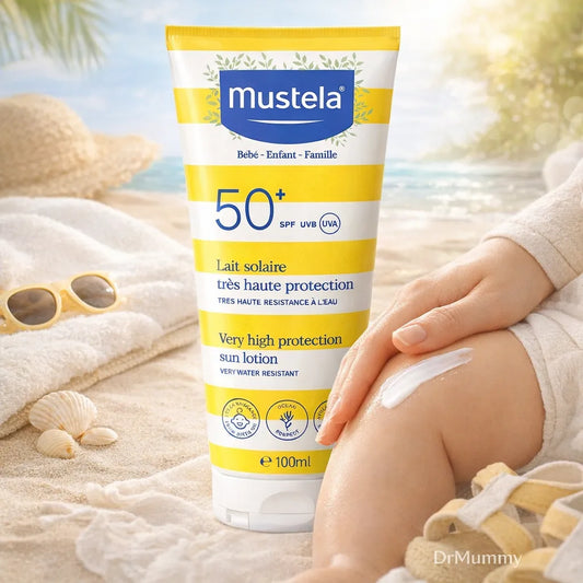 Mustela Lait Solaire Très Haute Protection SPF50+ Bébé