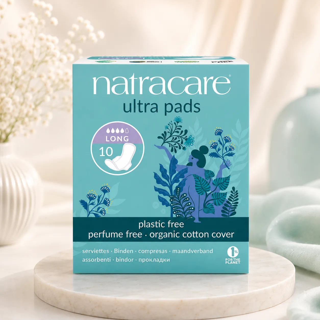Natracare serviettes Ultra Long + Wings