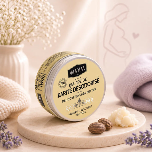 WAAM Beurre de Karité Désodorisé Certifié BIO