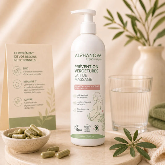 Alphanova Lait de Massage Prévention Vergetures