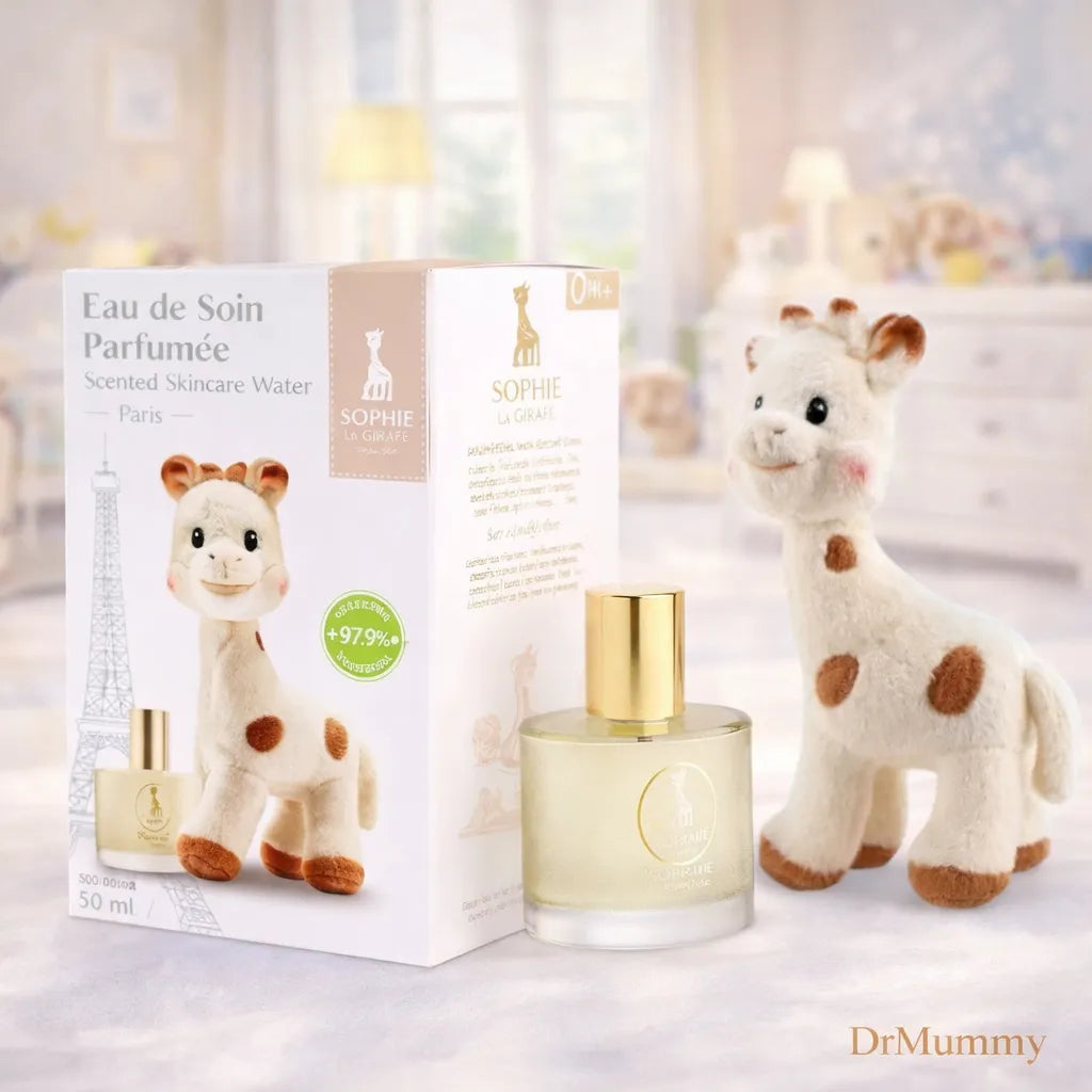 Sophie la Girafe Eau de Soin parfumée + Sophie Jouet peluche douce
