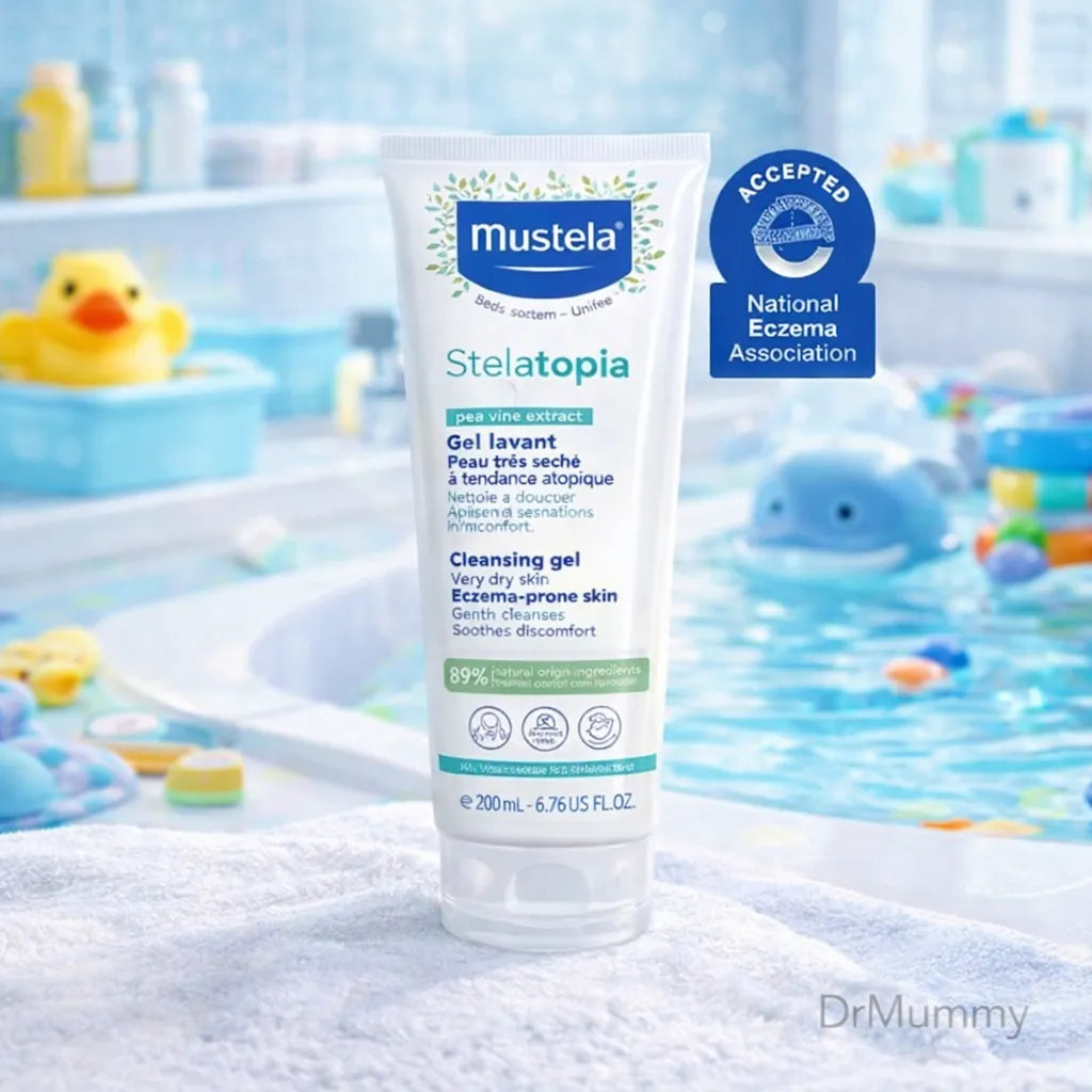 Mustela Stelatopia Gel Lavant — Peau Atopique Bébé & Enfant