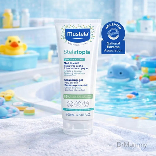 Mustela Stelatopia Gel Lavant — Peau Atopique Bébé & Enfant