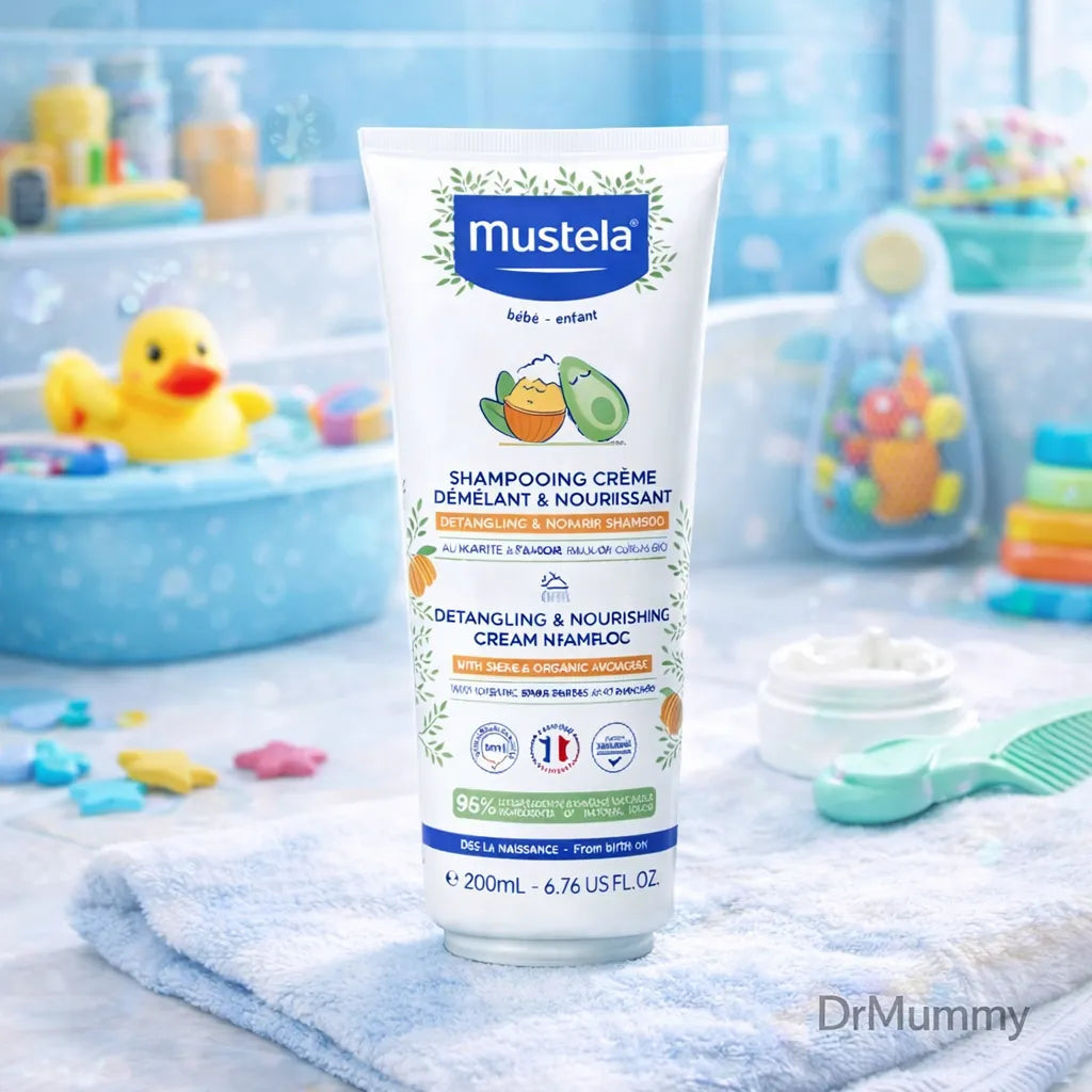 Mustela Shampooing-Crème Démêlant & Nourrissant — Cheveux Bébé & Enfant