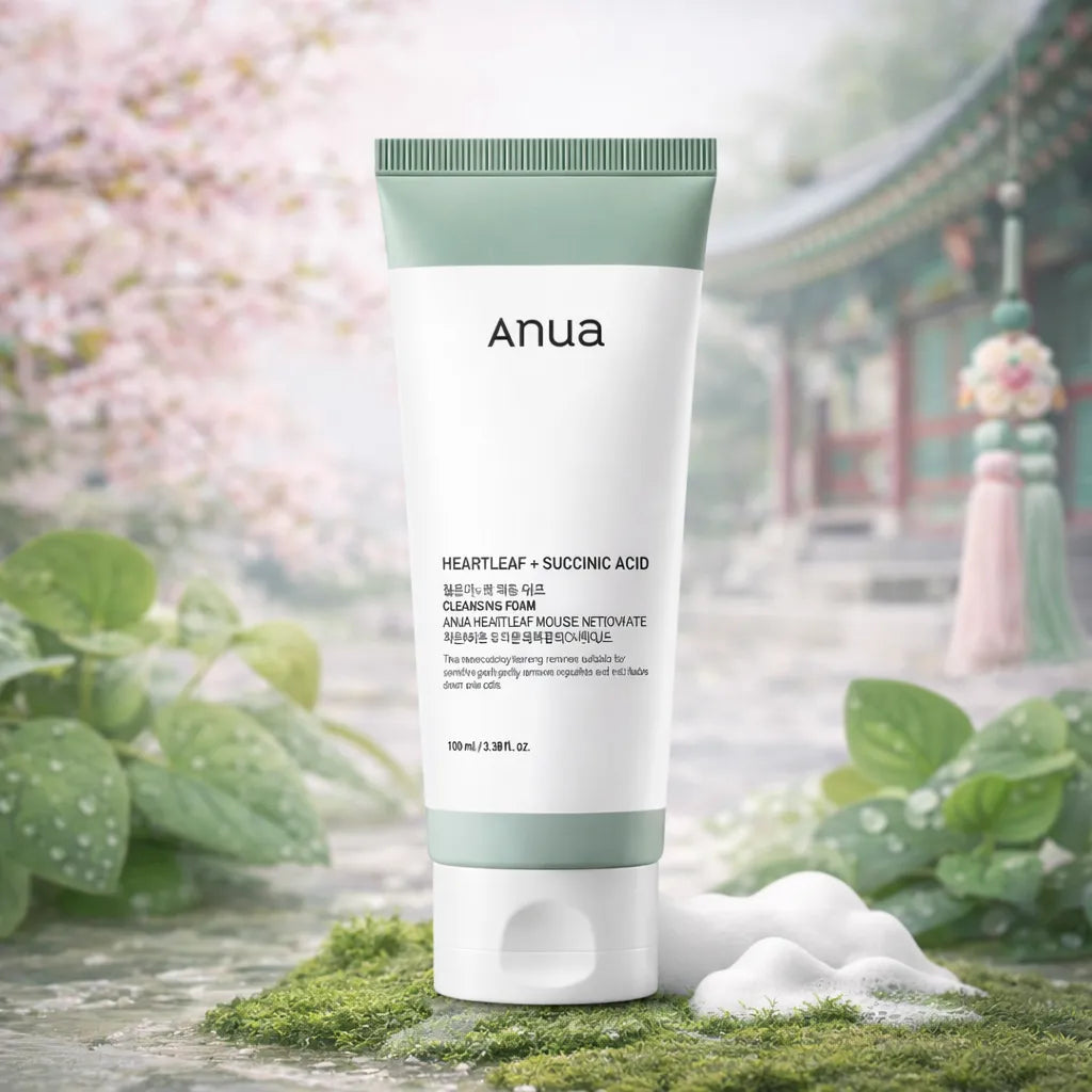 Anua Heartleaf Succinic Moisture Cleansing Foam