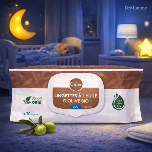 Gifrer Lingettes Nettoyantes à l'Huile d'Olive Bio