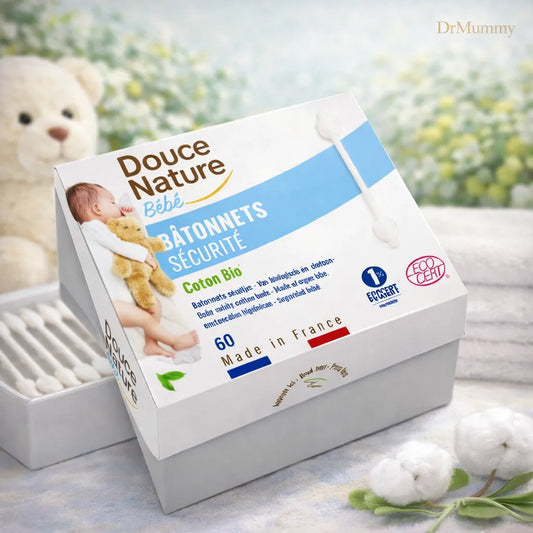 Douce Nature Bébé Bâtonnets Coton Bio