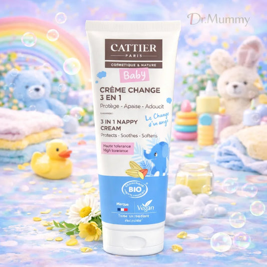 Cattier Bébé Crème Change 3 en 1 Bio