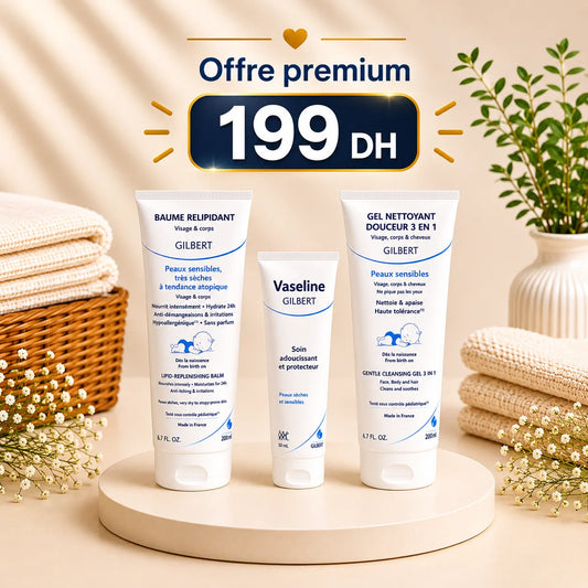 Pack Peau sensible Gilbert