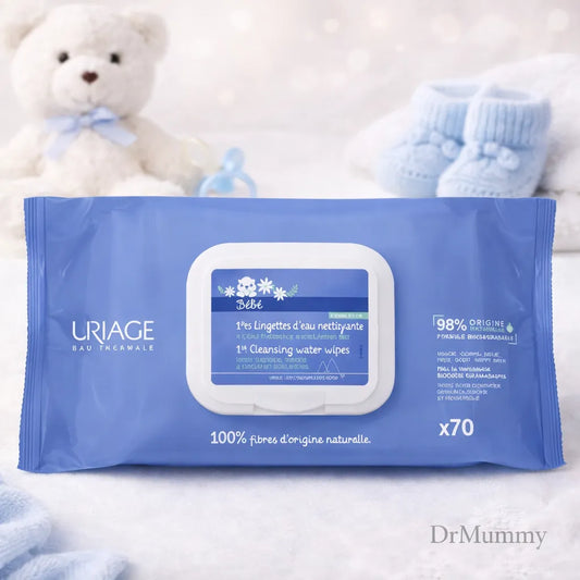 Uriage Bébé 1ères Lingettes d'Eau Nettoyantes
