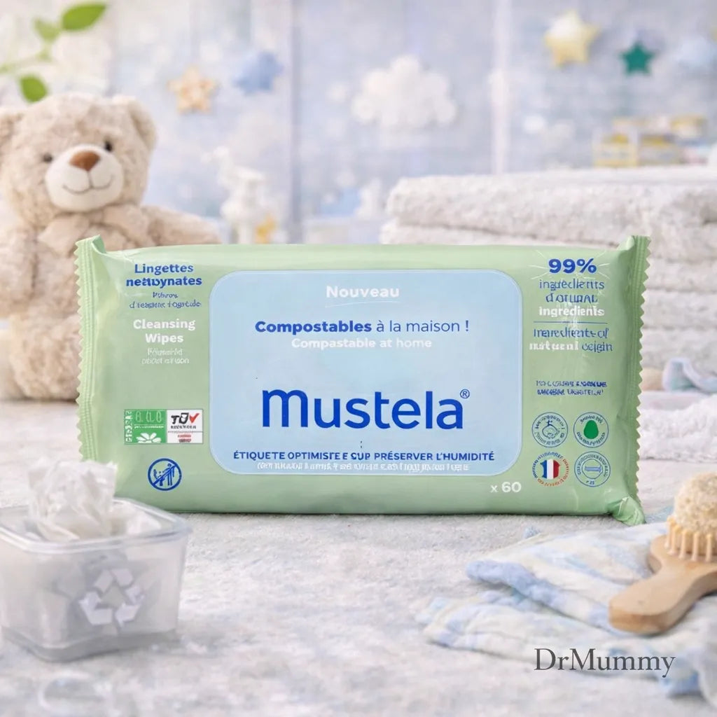 Mustela Lingettes Nettoyantes - Change & Toilette Bébé
