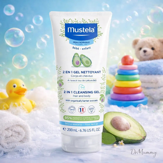 Mustela Gel Nettoyant 2 en 1 - Corps & Cheveux Bébé