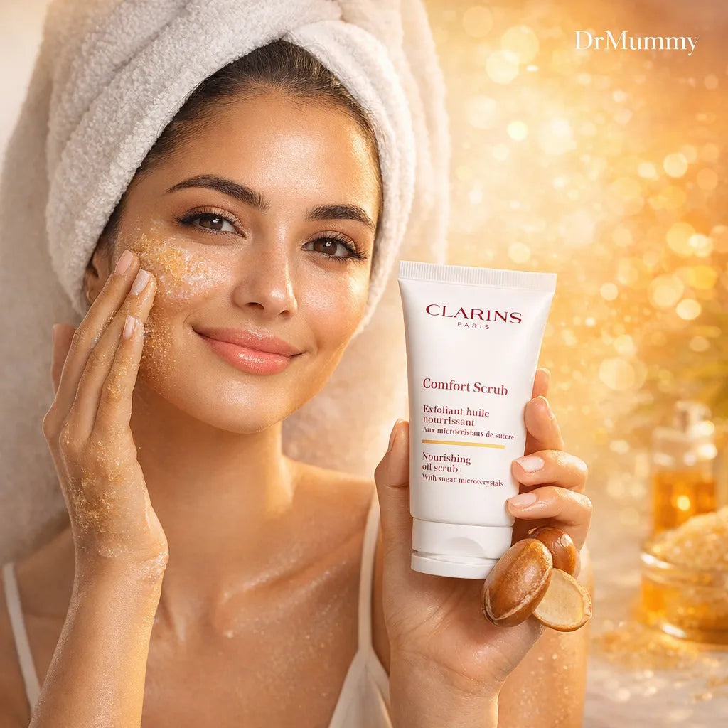 Clarins Paris Comfort Scrub Exfoliant Huile Nourrissant