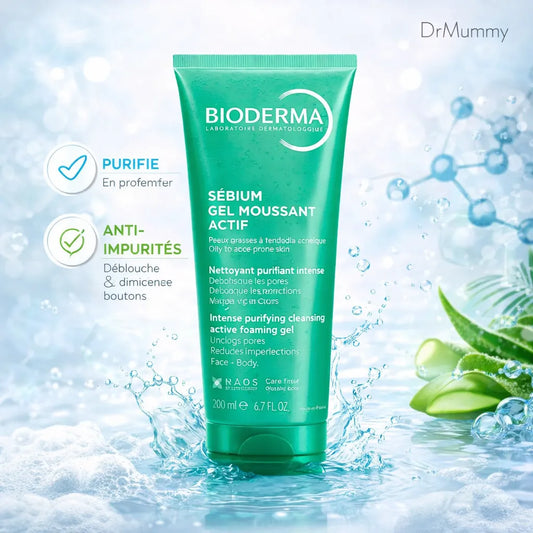 Bioderma Sebium Gel Moussant Actif - Demaquillants Et Nettoyants
