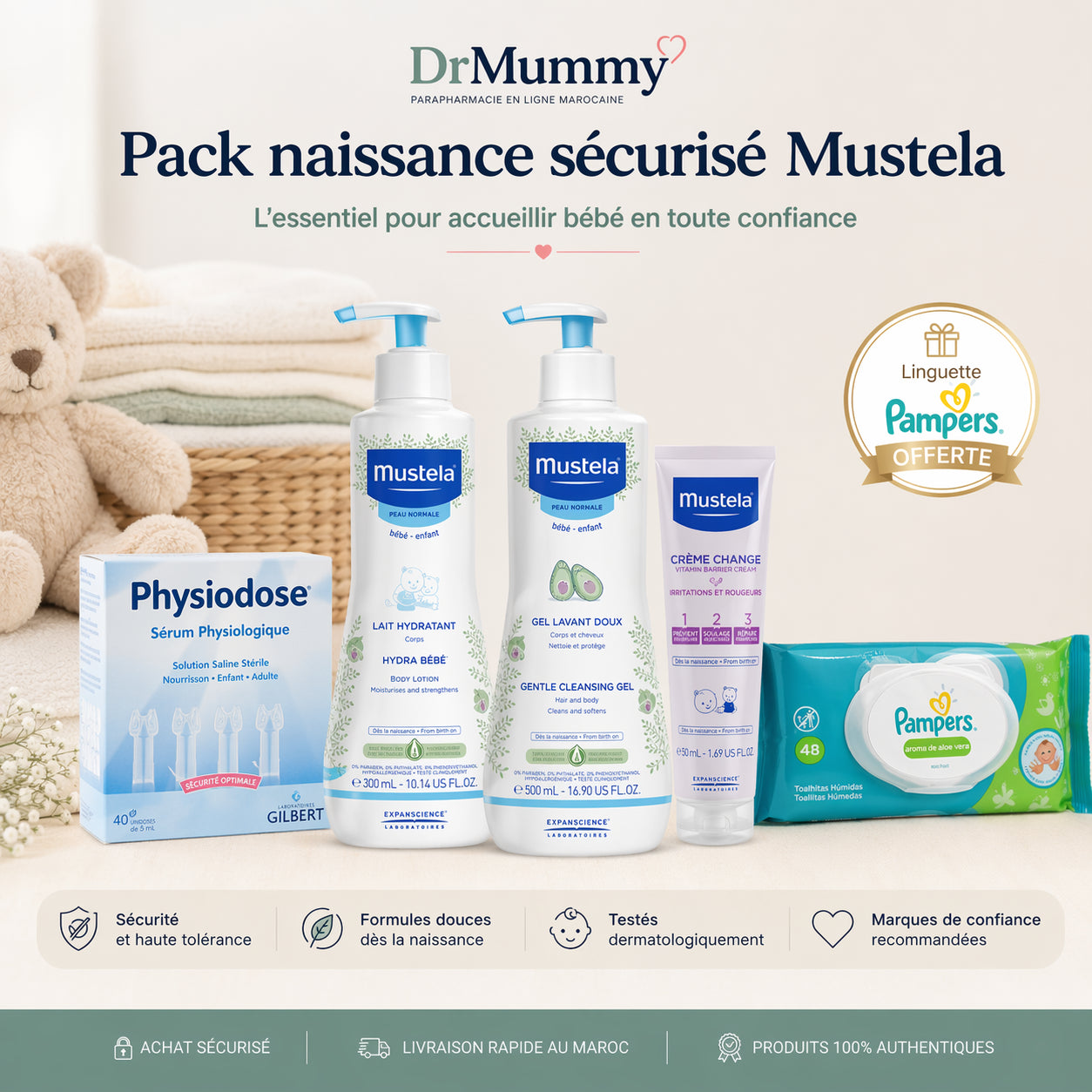 Pack Naissance securisé Mustela