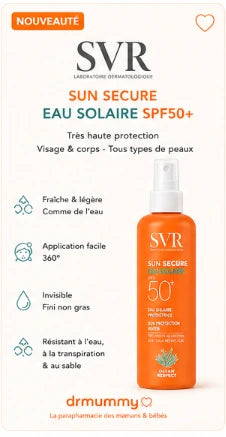 SVR Sun Secure Eau Solaire SPF50+